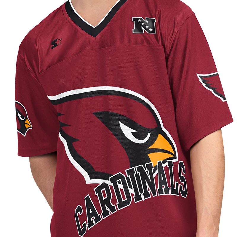 Men's Starter  Cardinal/White Arizona Cardinals Short Sleeve & Long T-Shirt Combo Pack