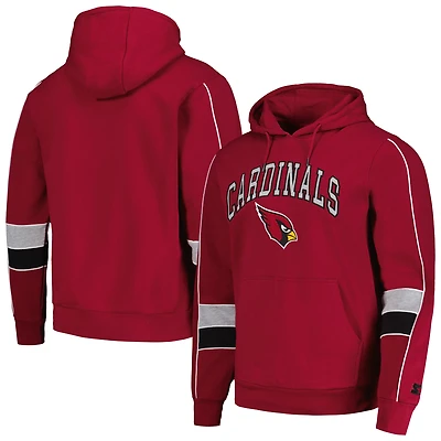Sweat à capuche pour hommes Starter Cardinal Arizona Cardinals Captain