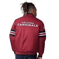 Veste universitaire à boutons-pression Starter Cardinal Arizona Cardinals Scout I pour homme