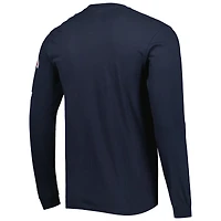 T-shirt à manches longues pour homme Starter Navy Cardinals de l'Arizona la mi-temps