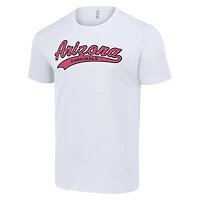 Men's Starter White Arizona Cardinals Tailsweep T-Shirt