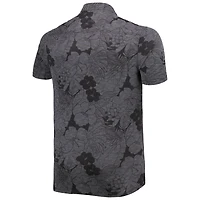 Men's Tommy Bahama Black Arizona Cardinals Big & Tall Miramar Blooms Polo