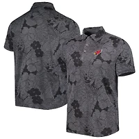 Polo Tommy Bahama noir pour homme Arizona Cardinals Miramar Blooms
