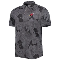 Polo Tommy Bahama noir pour homme Arizona Cardinals Miramar Blooms