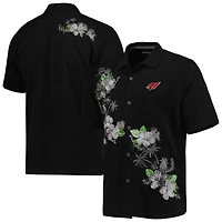 Chemise boutonnée pour homme Tommy Bahama Black Arizona Cardinals Sport Azule Oasis Camp