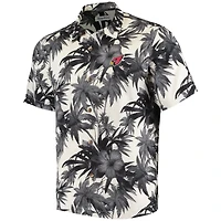 Chemise boutonnée Tommy Bahama pour homme Arizona Cardinals Sport Harbor Island Hibiscus Camp noir