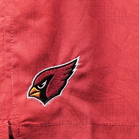 Men's Tommy Bahama Cardinal Arizona Cardinals Team Naples Layered Leaves Swim Trunks