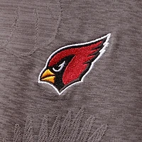 Men's Tommy Bahama Charcoal Arizona Cardinals Palm Coast Delray Frond Allover IslandZone Polo