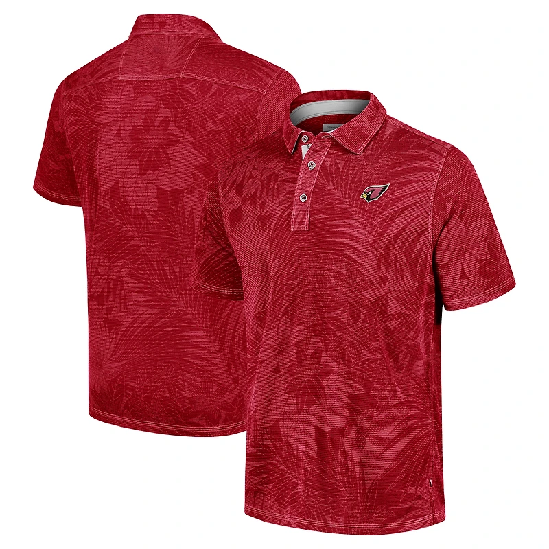 Men's Tommy Bahama Red Arizona Cardinals Sport Santiago Paradise Polo