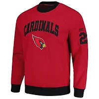 Sweat-shirt Tommy Hilfiger Cardinal Arizona Cardinals Reese Raglan Tri-Blend pour hommes