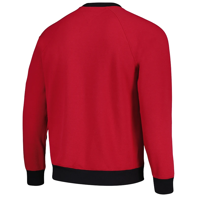 Sweat-shirt Tommy Hilfiger Cardinal Arizona Cardinals Reese Raglan Tri-Blend pour hommes