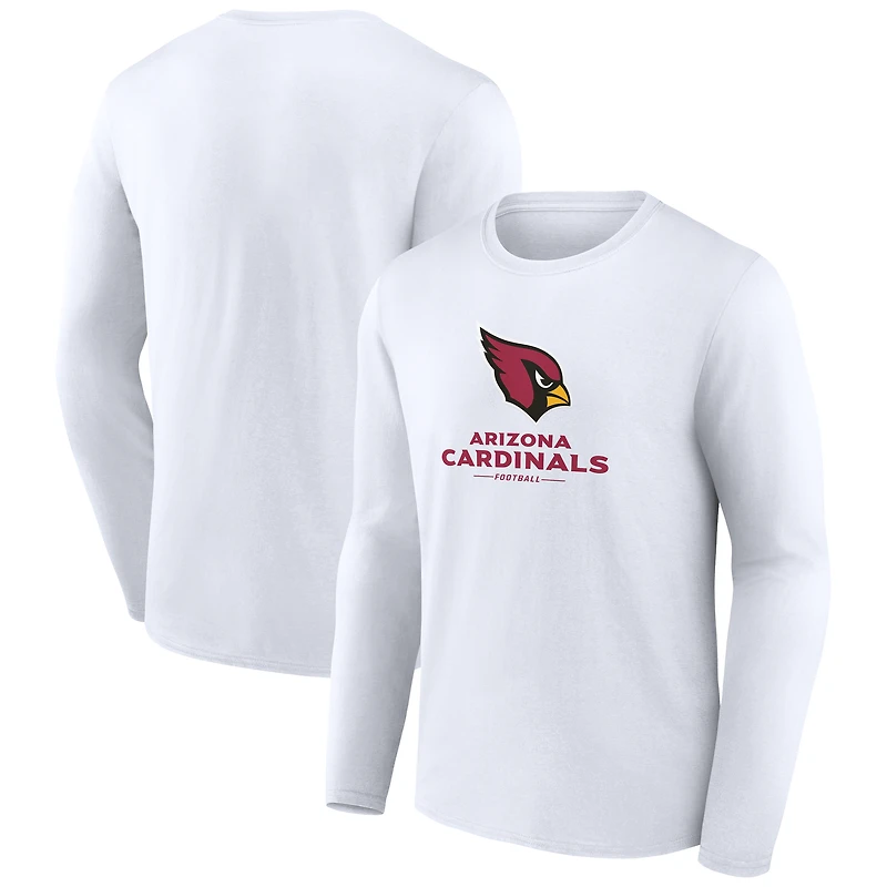 Men's Arizona Cardinals Team Lockup Long Sleeve T-Shirt