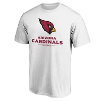Men's  White Arizona Cardinals Team Lockup T-Shirt