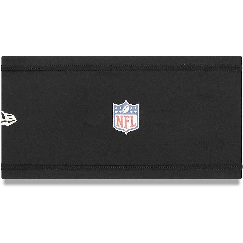 Bandeau d'entraînement officiel New Era Arizona Cardinals COOLERA noir