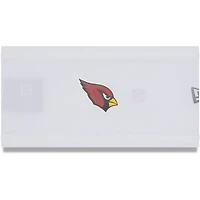 Bandeau d'entraînement officiel New Era Arizona Cardinals COOLERA Blanc