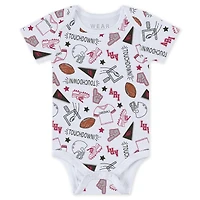Vêtements pour nouveau-nés et nourrissons par Erin Andrews Ensemble de body pantalon trois pièces Arizona Cardinals Turn Me Around