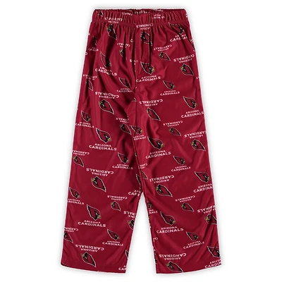 Préscolaire Cardinal Arizona Cardinals Allover Logo Pantalon de pyjama en flanelle