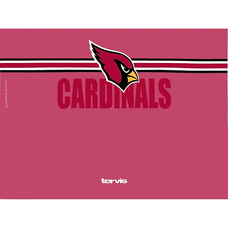 Gobelet classique Tervis Arizona Cardinals de 24 oz avec couvercle à paille Go the Distance