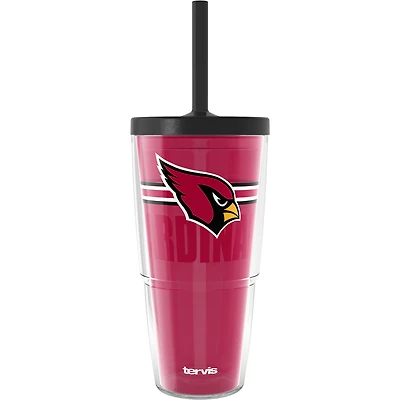 Gobelet classique Tervis Arizona Cardinals de 24 oz avec couvercle à paille Go the Distance