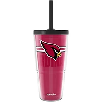 Gobelet classique Tervis Arizona Cardinals de 24 oz avec couvercle à paille Go the Distance