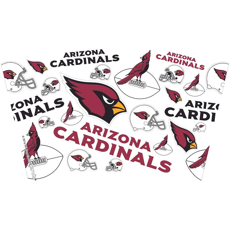 Tervis Arizona Cardinals paquet de deux 16oz. Ensemble de gobelets classiques Allover
