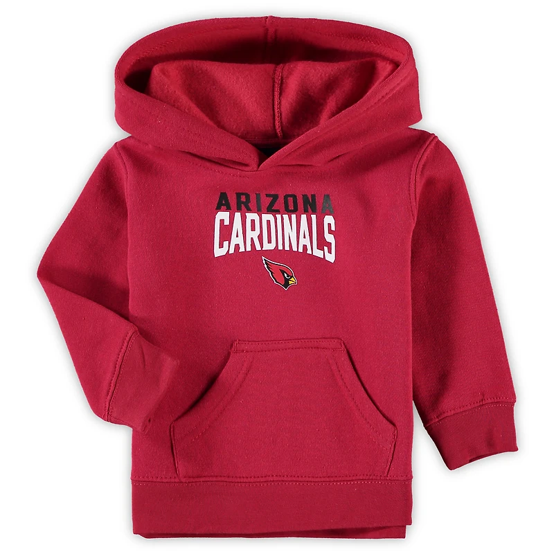 Tout-petit Cardinal/Heathered Grey Arizona Cardinals Fan Flare Pullover Hoodie & Sweatpants Set