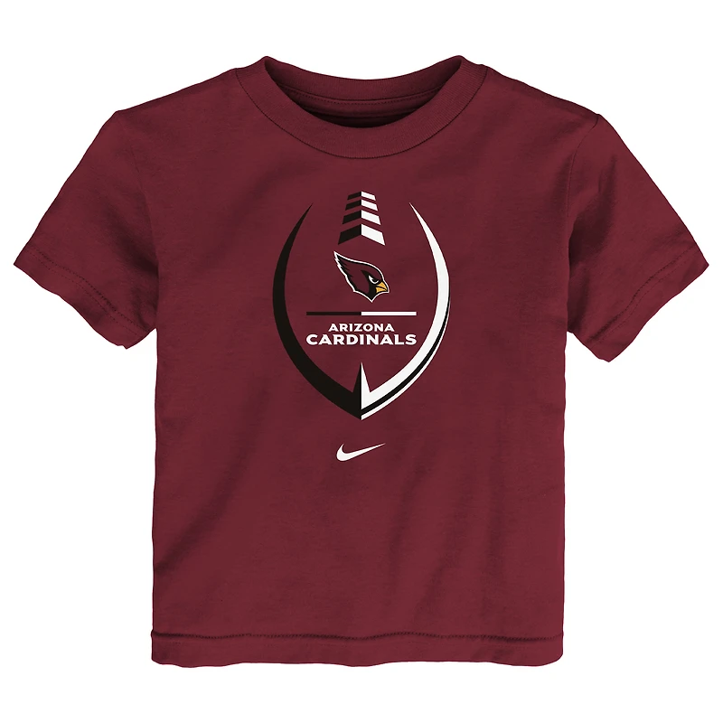 T-shirt Nike Cardinal Arizona Cardinals Football Wordmark pour tout-petit