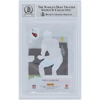 Trey McBride Arizona Cardinals Autographed 2022 Panini Clearly Donruss Rated Rookie #87 Beckett Fanatics Witnessed Authenticated 10 Rookie Card