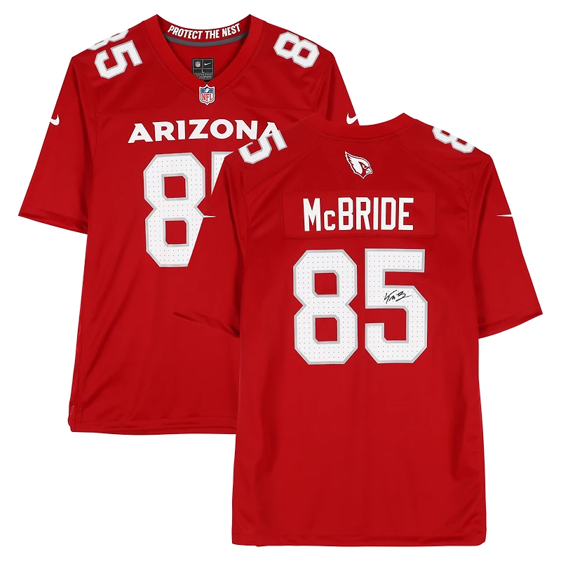 Maillot Nike de jeu autographié par Trey McBride des Cardinals de l'Arizona