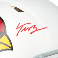 Casque authentique Riddell 2005-22 Throwback Speed autographié par Trey McBride des Cardinals de l'Arizona