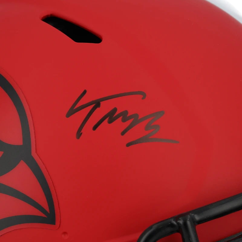 Casque Riddell Rave Speed authentique autographié par Trey McBride des Cardinals de l'Arizona