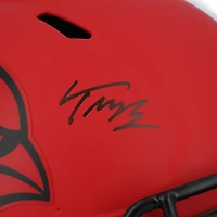 Casque Riddell Rave Speed authentique autographié par Trey McBride des Cardinals de l'Arizona