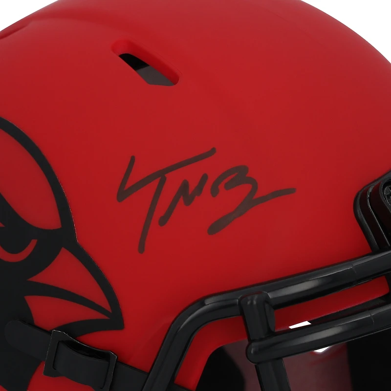 Casque Riddell Rave Speed Mini autographié par Trey McBride des Arizona Cardinals