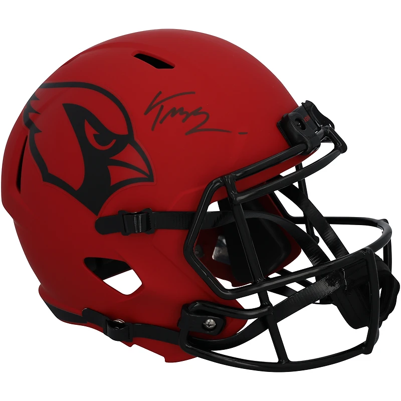 Trey McBride Arizona Cardinals Autographed Riddell Rave Speed Replica Helmet