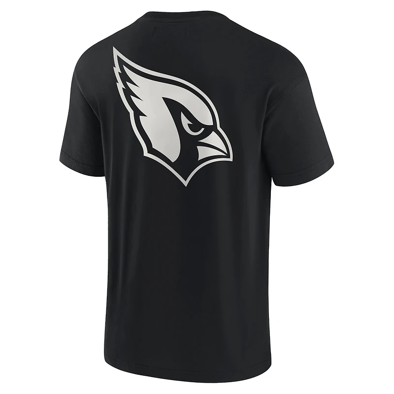 T-shirt unisexe à manches courtes super doux Fanatics Black Arizona Cardinals Elements