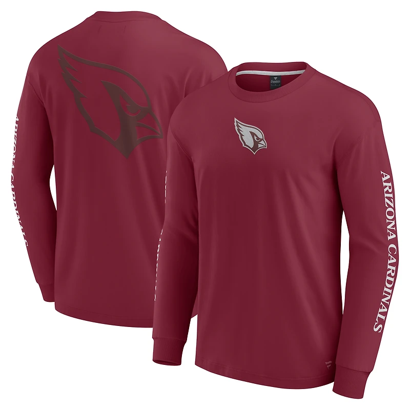 Unisex Fanatics Cardinal Arizona Cardinals Elements Strive Long Sleeve T-Shirt