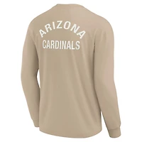 T-shirt unisexe Fanatics kaki Arizona Cardinals Elements super doux à manches longues