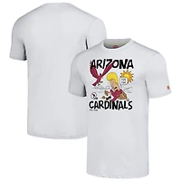 Unisex NFL x Homage Beavis and Butt-Head Ash Arizona Cardinals Tri-Blend T-Shirt