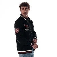 Unisex The Wild Collective Black Arizona Cardinals Jacquard Full-Zip Sweater