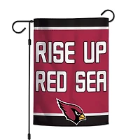 Drapeau de jardin WinCraft Arizona Cardinals à double face 12'' x 18''