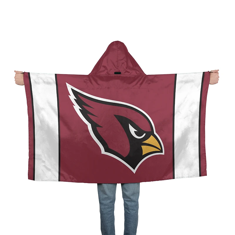 Drapeau à capuche WinCraft Arizona Cardinals 90 x 150 cm