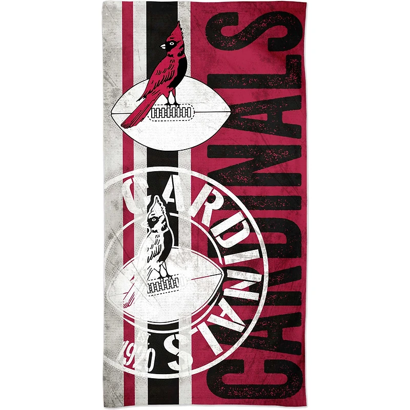 Serviette de plage rétro Spectra WinCraft Arizona Cardinals 76,2 x 152,4 cm