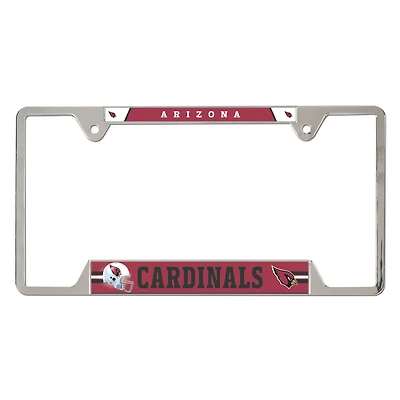 WinCraft Arizona Cardinals Chrome Plated Metal License Plate Frame