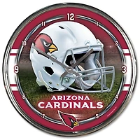 Horloge murale chromée WinCraft Cardinals de l'Arizona