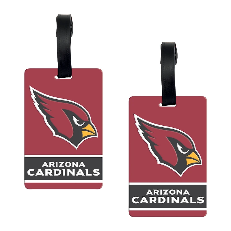 Lot de 2 étiquettes de bagage WinCraft Arizona Cardinals