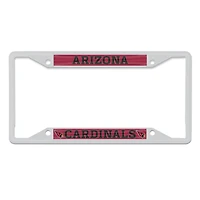 Cadre de plaque d'immatriculation en métal WinCraft Arizona Cardinals