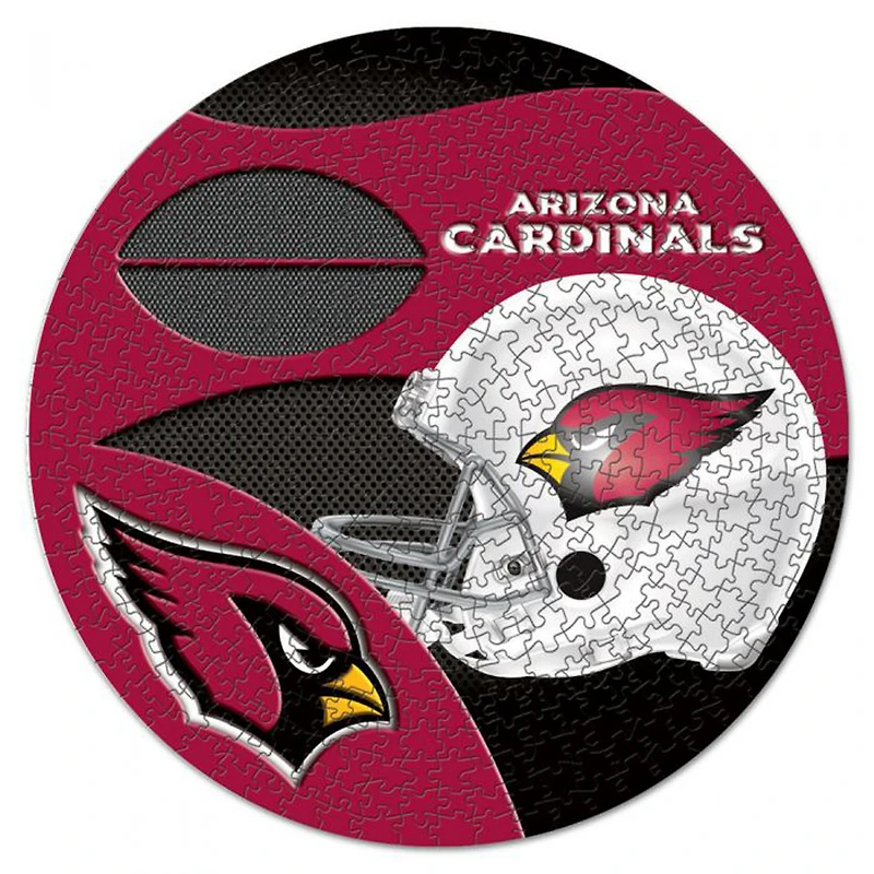 Puzzle rond WinCraft Arizona Cardinals de 500 pièces