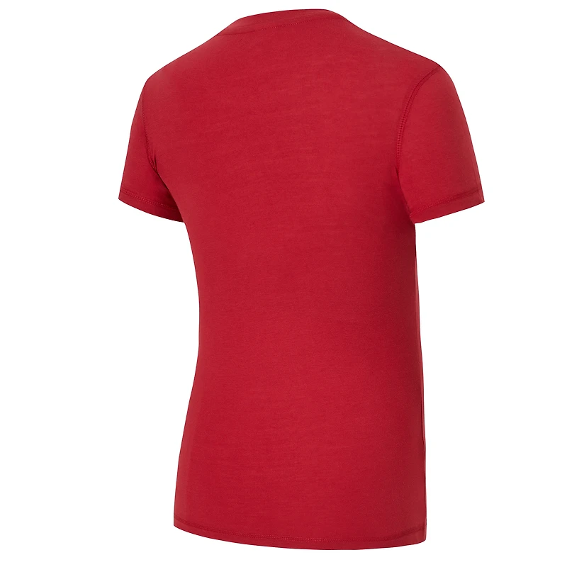 Ensemble pyjama en flanelle avec t-shirt et pantalon Avondale Sport Cardinal/Black Arizona Cardinals pour femme