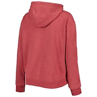 Women's '47 Cardinal Arizona Cardinals Color Rise Kennedy Notch Neck Pullover Hoodie