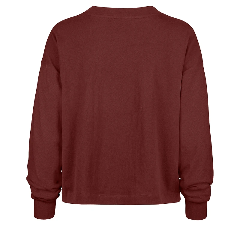 T-shirt court à manches longues pour femme '47 Cardinal Arizona Cardinals Muse Sydney